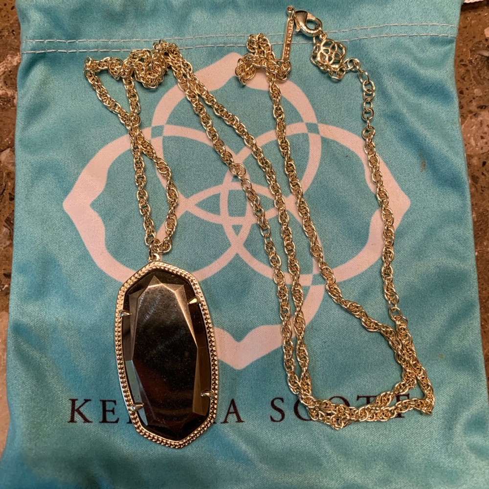 Kendra Scott Long Gold Necklace